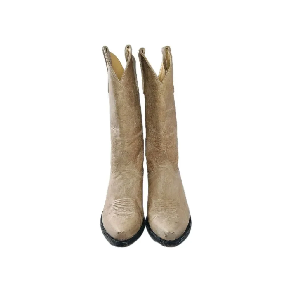 Idyllwind Western Boots Women's Size 9 B Snip Toe Beige Tan